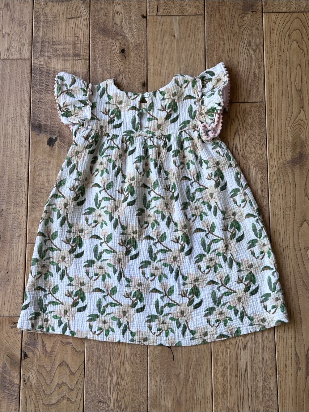 Mud Pie Magnolia Pom Pom Dress size 5T - Picture 6 of 10